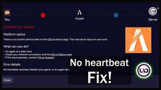 FiveM Error - No heartbeat received | Fix! Please sub if it works for you