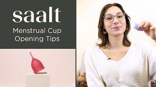 Menstrual Cup Opening Tips