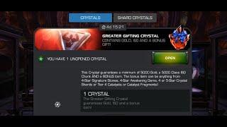 New Version of Greater Gifting Crystal, 4 Star Hero Crystal tier 4 catalyst crystal