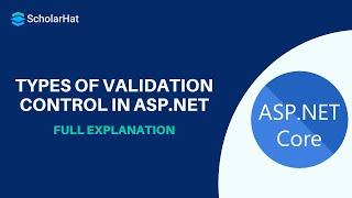 Types of Validation Control in Asp.Net | ASP.NET Tutorial