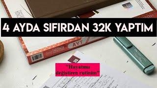 4 AYDA SIFIRDAN 32K YAPTIM // HAYATIMI DEĞİŞTİREN RUTİN