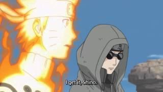 Naruto & Shino vs Torune   Full Fight English Sub)