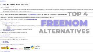 Top 4 Freenom & Dot.TK Alternatives - GenerateApps
