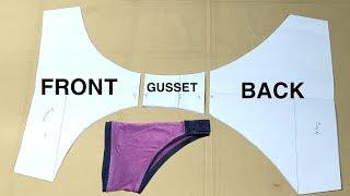 Sewing Underwear Is Very Easy | Cut And Sew Underwear This Way And See How Amazing