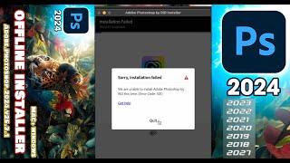 Adobe Photoshop installation guide and fix the error code 501 in Apple M1 M2  MAC