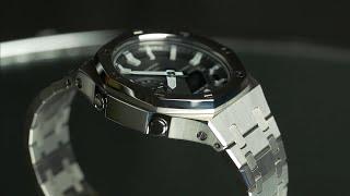 GA2100 - the BEST Casioak mod - Gshock to AP Royal Oak GEN 3 bezel & bracelet - GA-2100