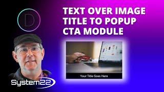 Divi Theme Text Over Image Title To Popup CTA 