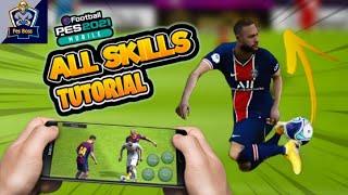 How to Perform Skills in Pes 2021 Mobile | All Skills Tutorial (Advanced Control)