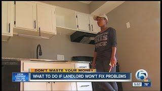 What to do if landlord won't fix problems