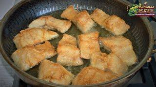 How to fry fish on the water, without splashes and burnt oil! Crispy fried fish in a pan.