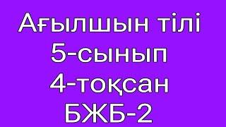 Ағылшын тілі 5-сынып 4-тоқсан БЖБ-2