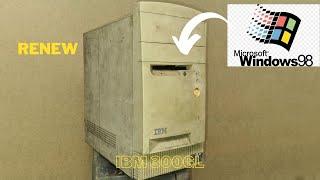 Renew 20 Year old Abandoned PC IBM 300GL - Does it run?