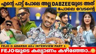 എന്റെ പാട്ട് പോലെ അല്ല DABZEE യുടെ അത് പോലെ വേടന്റെ.. RAPPER FEJO & ADARSH ADJ INTERVIEW PART 1