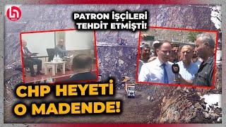 Patron işçileri tehdit etmişti! CHP Heyeti, Eti Krom işçilerine destek için Elazığ'a geldi!