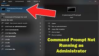 Can't Run CMD as Admin in Windows 11? Easy Solutions