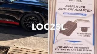 How to install AMP/SUB to factory radio/LOC2SL amplifier ADD-on adapter