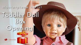 ️ BOX OPENING! Masterpiece Artist Luis TODDLER DOLL by Ashton Drake Galleries!