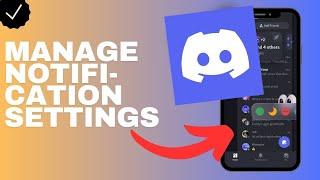 How to manage the notification settings in the Discord app?