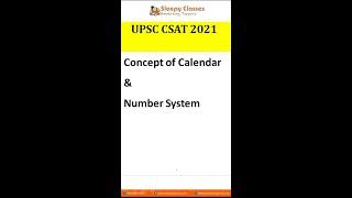 UPSC CSAT-Revision-Csat 2021 question based on calendar