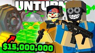 I ROBBED THE BIGGEST BANK ON LIFE RP! (Unturned Life RP #86)