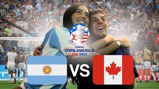 NUESTRAS REACCIONES DE ARGENTINA VS CANADA SEMIFINALES | Copa America 2024