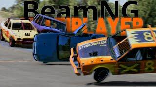 KOMPLETTE ZERSTÖRUNG IN DEMOLITION DERBY RENNEN! - BEAMNG.DRIVE MULTIPLAYER / BEAMMP