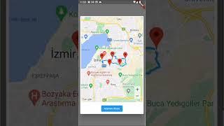 Adding route polylines with markers to Google Maps in Flutter Example