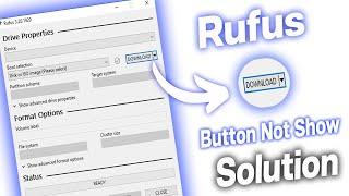 Rufus Download Option Not Show | How To Fix Missing Download Option In Rufus | By KING SOFTWARE