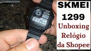 RELOGIO SKMEI 1299 | unboxing relogios da shopee