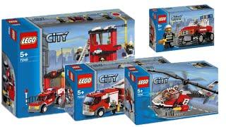 All LEGO City Fire Sets 2005 Compilation/Collection Speed Build