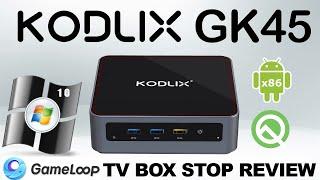 20% OFF Kodlix GK45 Intel Windows Mini PC - Android 10 X86 - Gameloop Emulator Review