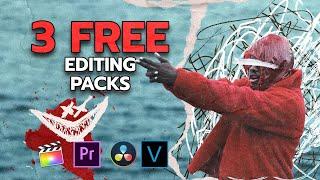 3 FREE editing packs ( PAPER & PAINT FX)