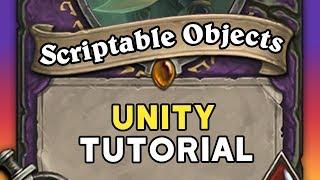 SCRIPTABLE OBJECTS in Unity