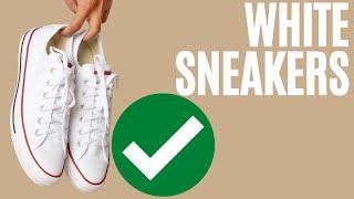 How To Style White Sneakers For Women Over 50