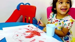 Nooni and Looli Learn Numbers  by Painting Animals Resembling Numbers