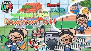 Downtown Loft//Toca life//New House!!!//House design//New Update 1.40//Hidz