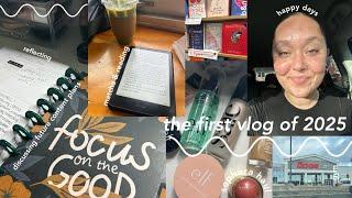 the first vlog of 2025 | happy days, sephora haul, reading & reflecting