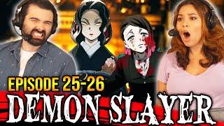 DEMON SLAYER EPISODE 25-26 REACTION! NEW MISSION *SEASON FINALE*