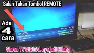 siaran tv digital hilang hanya ada EWS || jangan panik