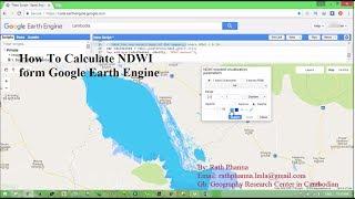 How To Calculate NDWI form Google Earth Engine