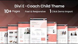 E-Coach Divi Child Theme - One Click Demo Import