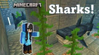 Insane Craft: I built a SHARK TANK in my supervillain base in Minecraft