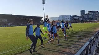 Bryne - Sandnes Ulf 0-1 spillere og fans elleville feiring av seieren i derbyet!