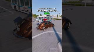 Would You Survive a Side Impact Crash From a Bus?  - BeamNGdrive