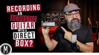 RECORDING an Acoustic Guitar with a DIRECT BOX ? - mixdown.online