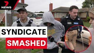 Police swoop on a Melbourne crime syndicate | 7 News Australia