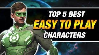 Injustice 2: Top 5 EASIEST Characters To Play!