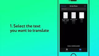 How to Translate in PDF Files with Mate's iPhone/iPad App