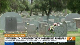 Arizona Department of Health and Services now overseeing funerals