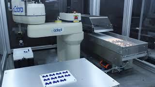 Omron Adept eCobra SCARA Robot Pick and Place Assembly Demo